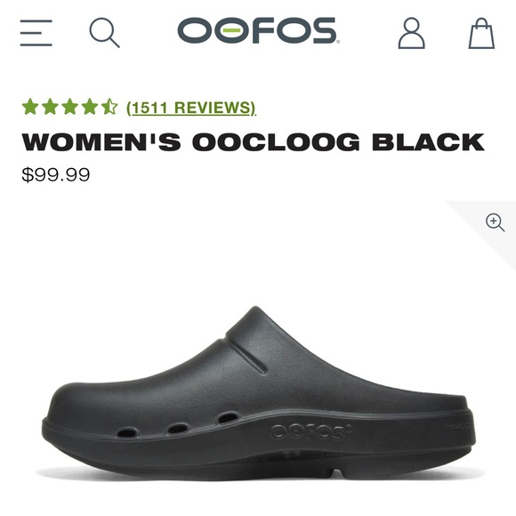 Oofos ooclog black - Picture 2 of 4